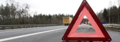 Borne d'appel d'urgence sur votre smartphone triangle autoroute