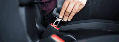 Obligation ceinture de sécurité à l'arrière ceinture de sécurité