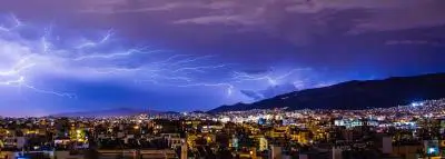 Assurance et catastrophe technologique orage éclair