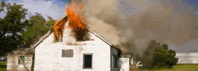Incendie maison